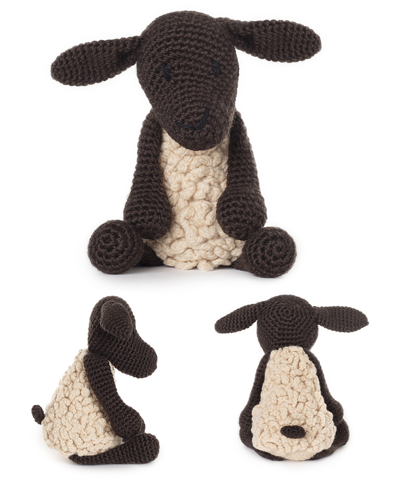 toft ed's animal molly the suffolk sheep amigurumi crochet